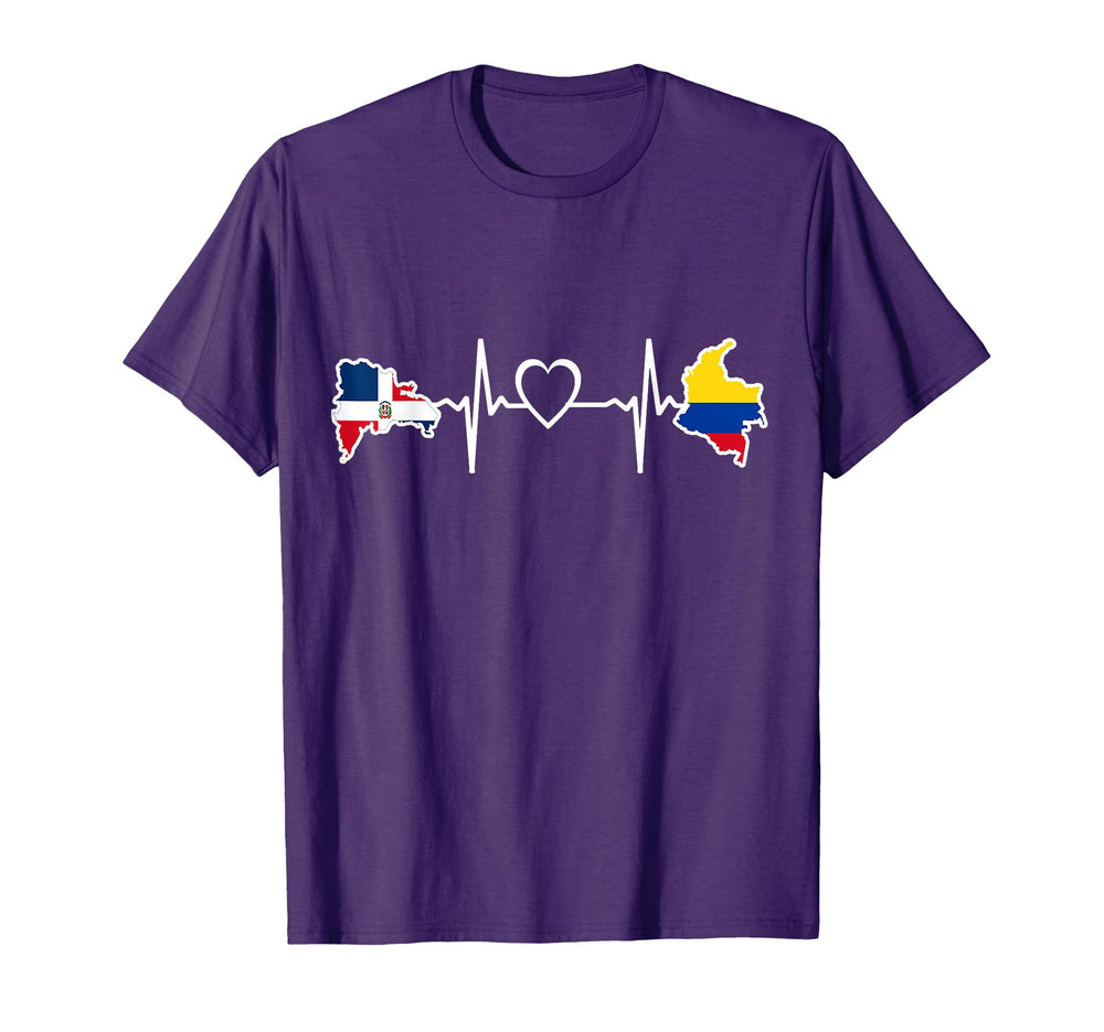 Dominican Republic Colombian Flag T-Shirt - Aesthetic Graphic for Adults