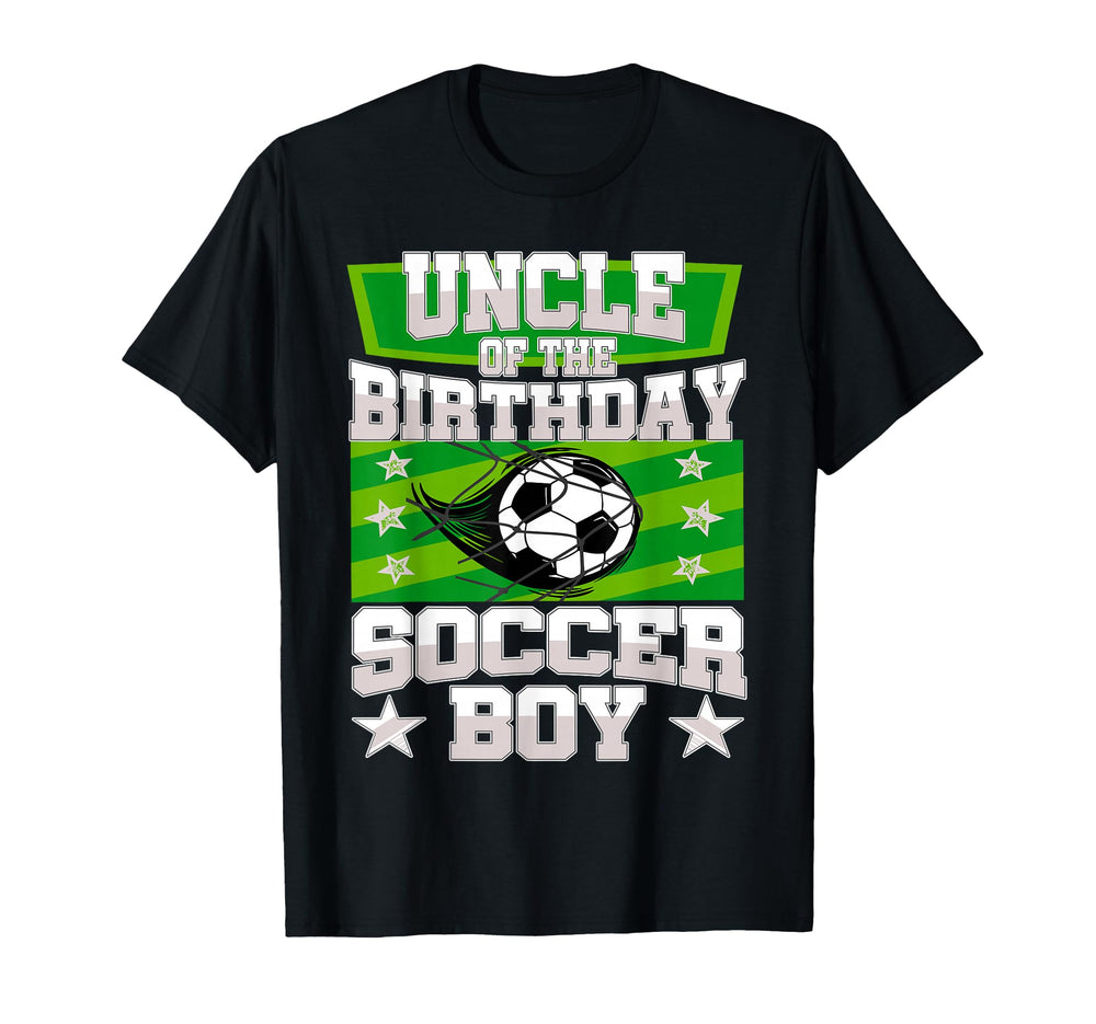 Uncle Birthday Matching Family Soccer T-Shirt - Streetwear Style Unisex