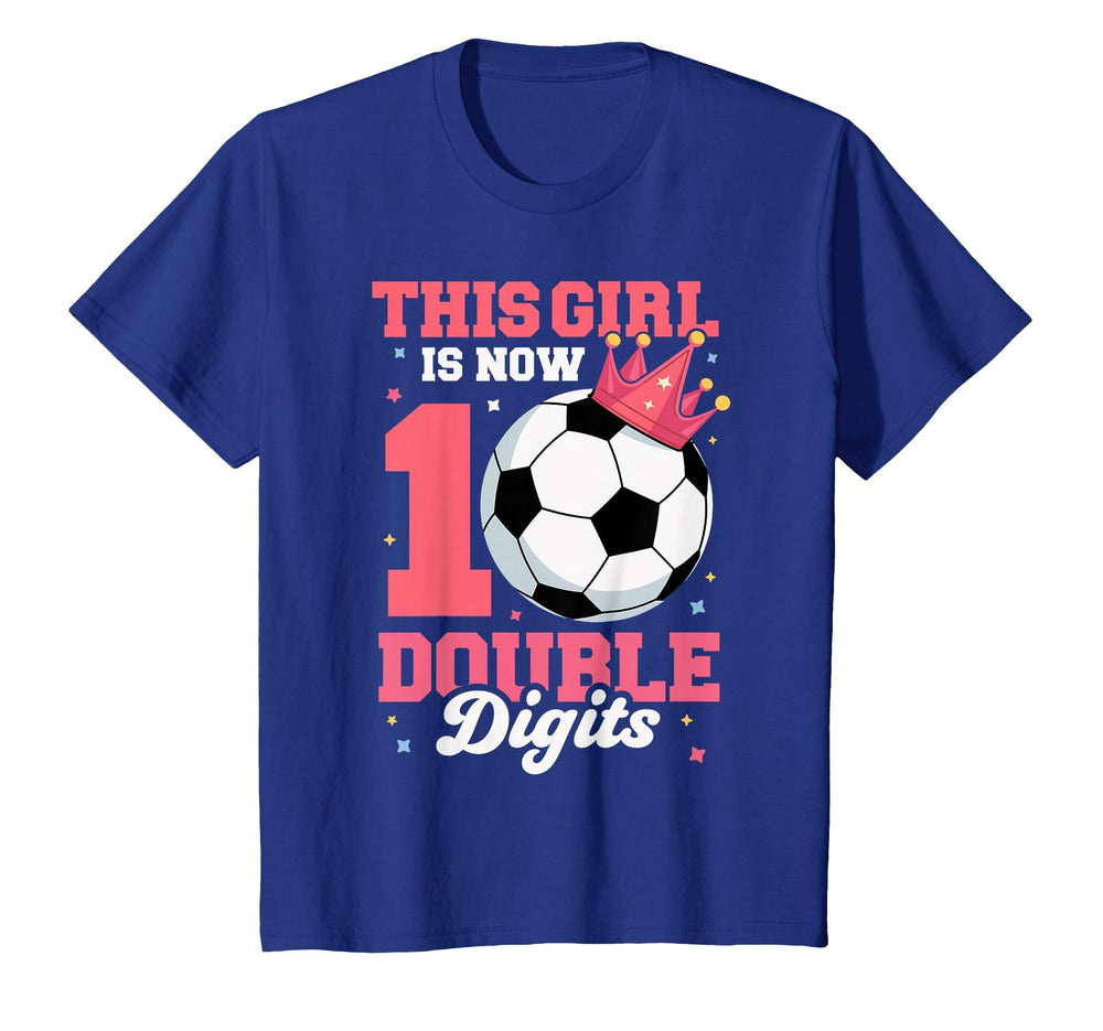 This Is Now Double Digits Soccer 10Th T-Shirt - Minimalist Print Men Women