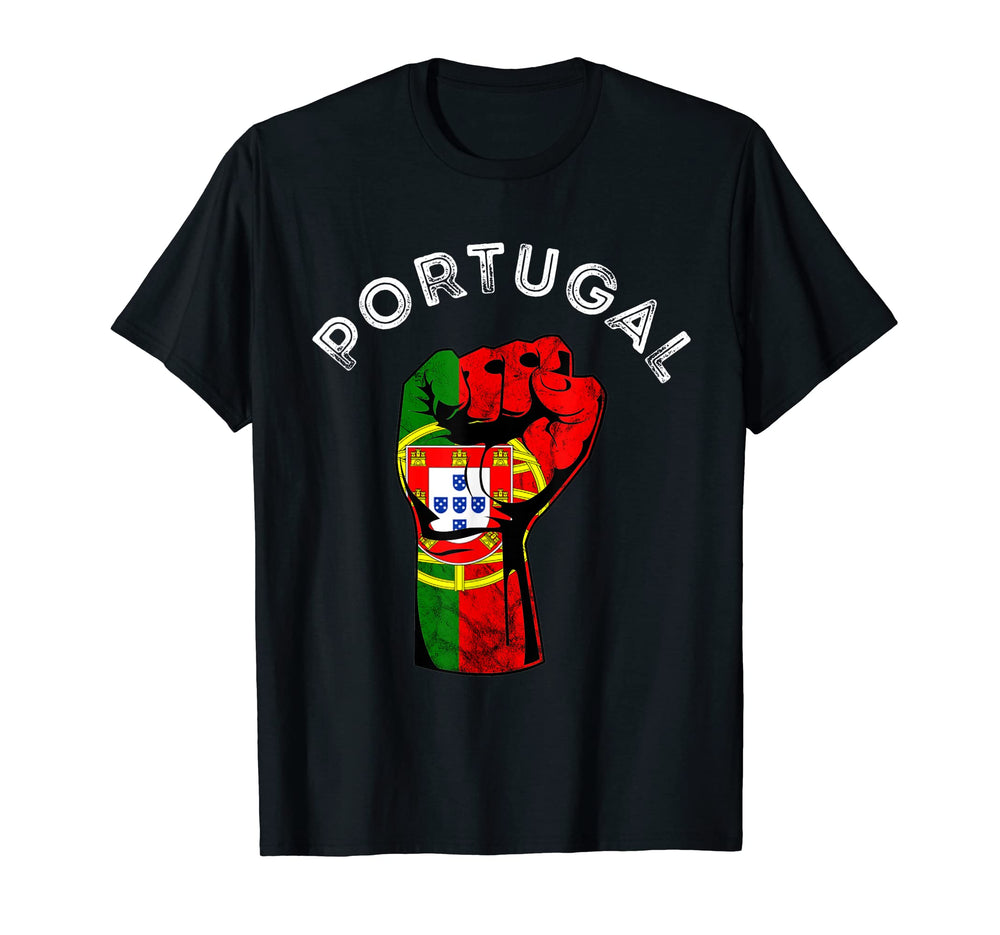Portugal Hand Fist Power Portuguese T-Shirt - Streetwear Style Unisex