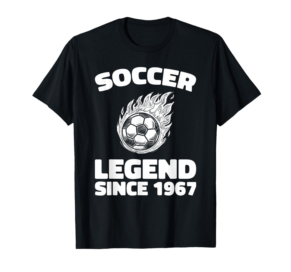 Born 1967 Sports Player Team Soccer T-Shirt - Streetwear Style Unisex