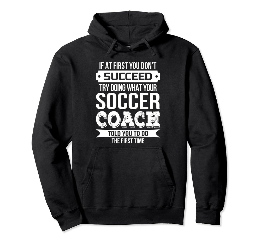 Funny Soccer Coach Appreciation Thank Hoodie - Streetwear Style for Adults
