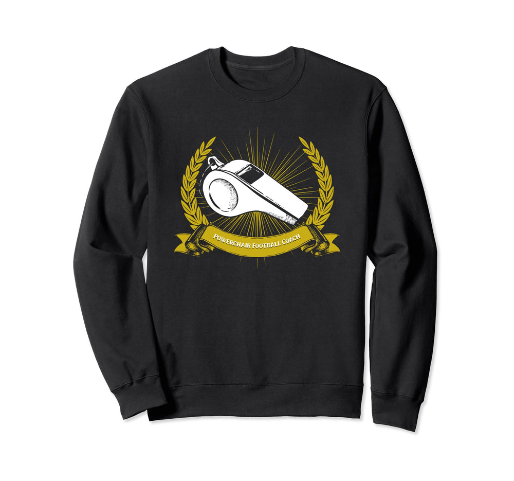 Powerchair Football Coach Power Sweatshirt - Trendy Graphic Men Women