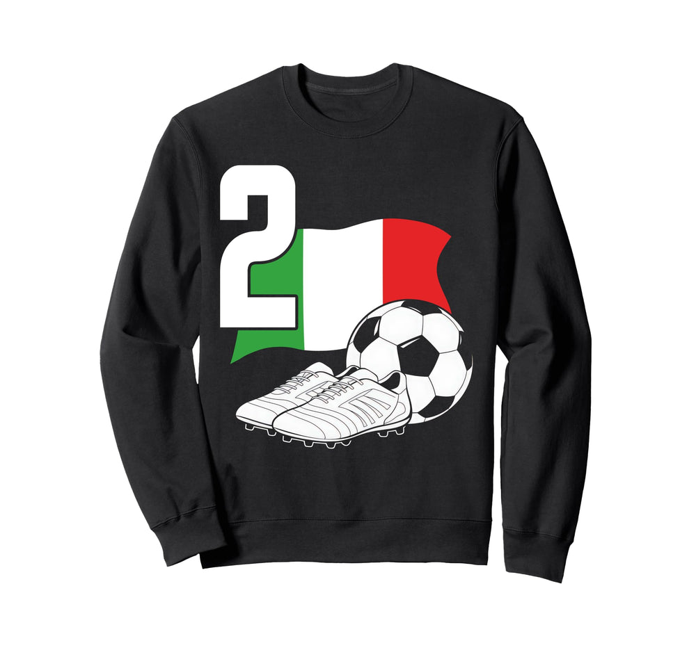 2 Soccer Birthday Gift Soccer Fan Sweatshirt - Streetwear Style Unisex