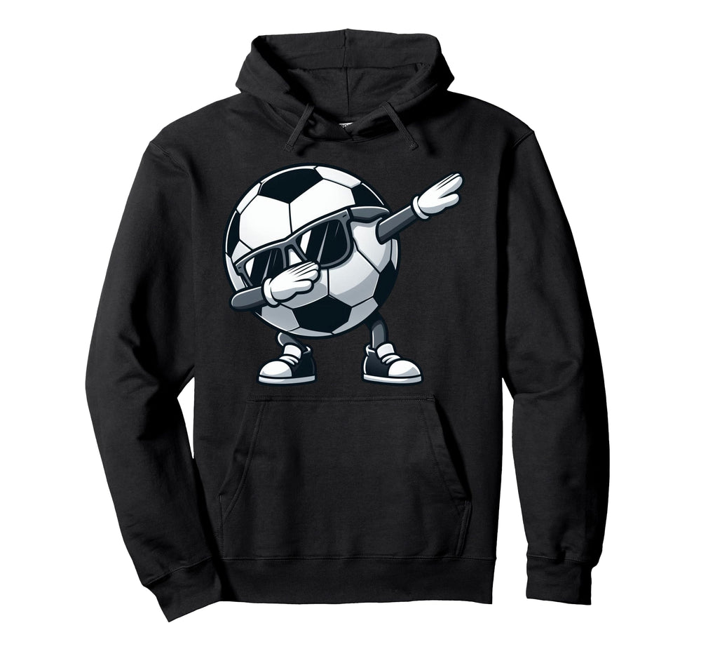 Dabbing Soccer Ball Soccer Sports Hoodie - Streetwear Style for Adults