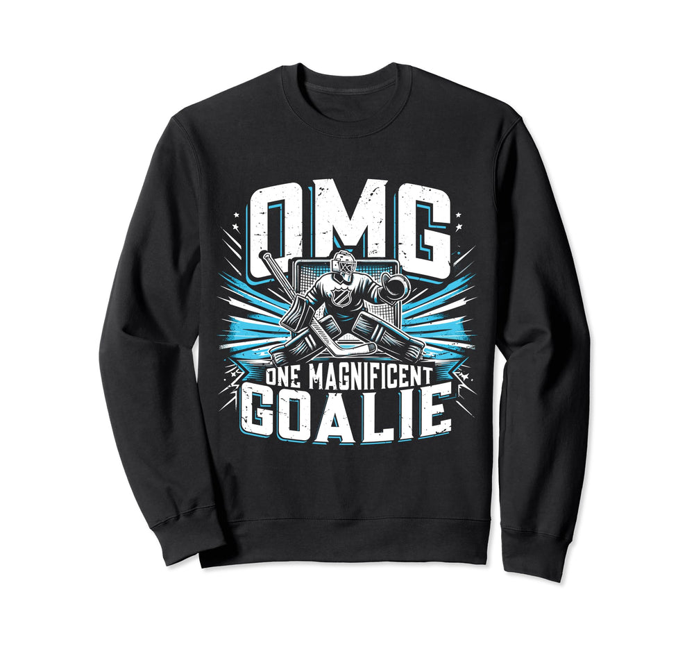 Funny Goalkeeper Ice Hockey Goalie Sweatshirt - Graphic Print Men Women