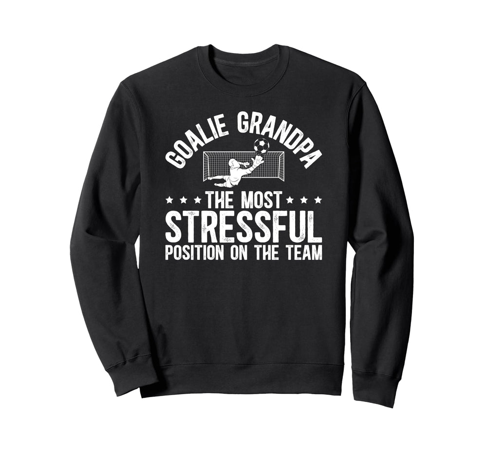 Funny Soccer Goalie Grandpa Soccer Sweatshirt - Aesthetic Graphic Unisex