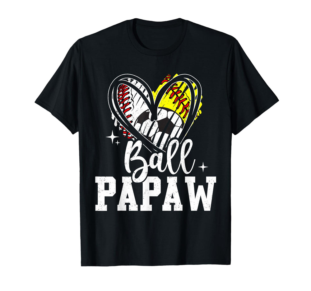 Ball Papaw Baseball Softball Soccer T-Shirt - Trendy Graphic for Adults