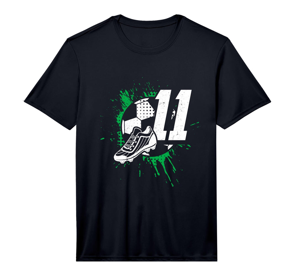 11Th Birthday Soccer Player Football T-Shirt - Unique Graphic for Adults
