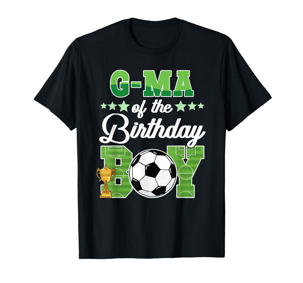 Soccer G Ma Birthday Party Soccer T-Shirt - Aesthetic Graphic Men Women