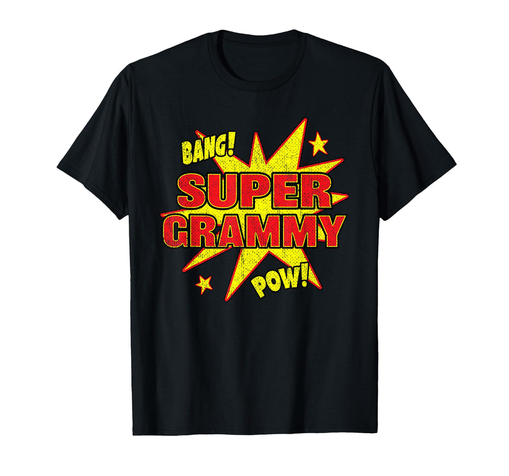 Super Grammy Funny Super Power T-Shirt - Custom Art Print Men Women