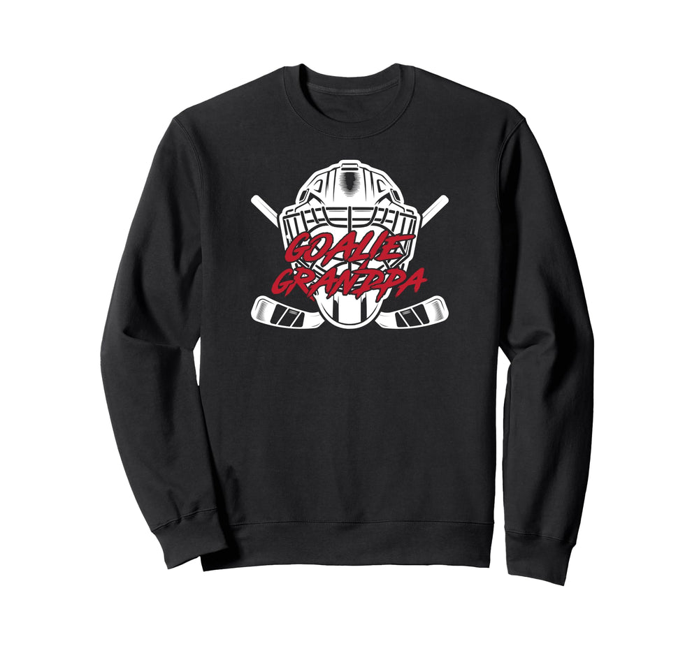 Ice Hockey Goalie Grandpa Hockey Sweatshirt - Streetwear Style Men Women