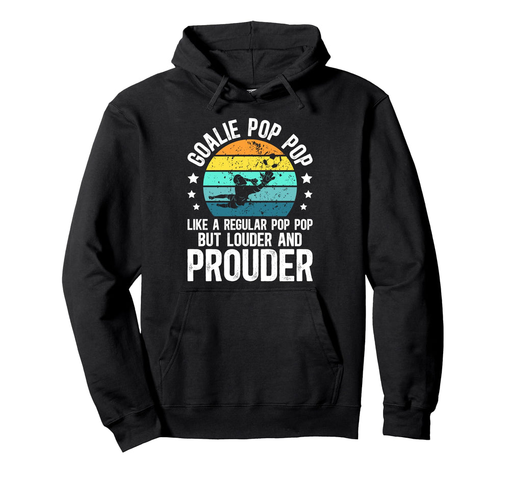 Soccer Goalie Pop Pop Definition Soccer Hoodie - Unique Graphic for Adults
