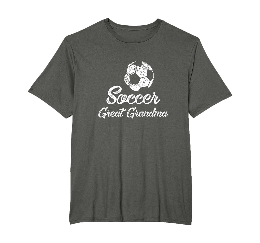 Soccer Great Grandma Funny Player Fan T-Shirt - Fun Novelty Design Unisex