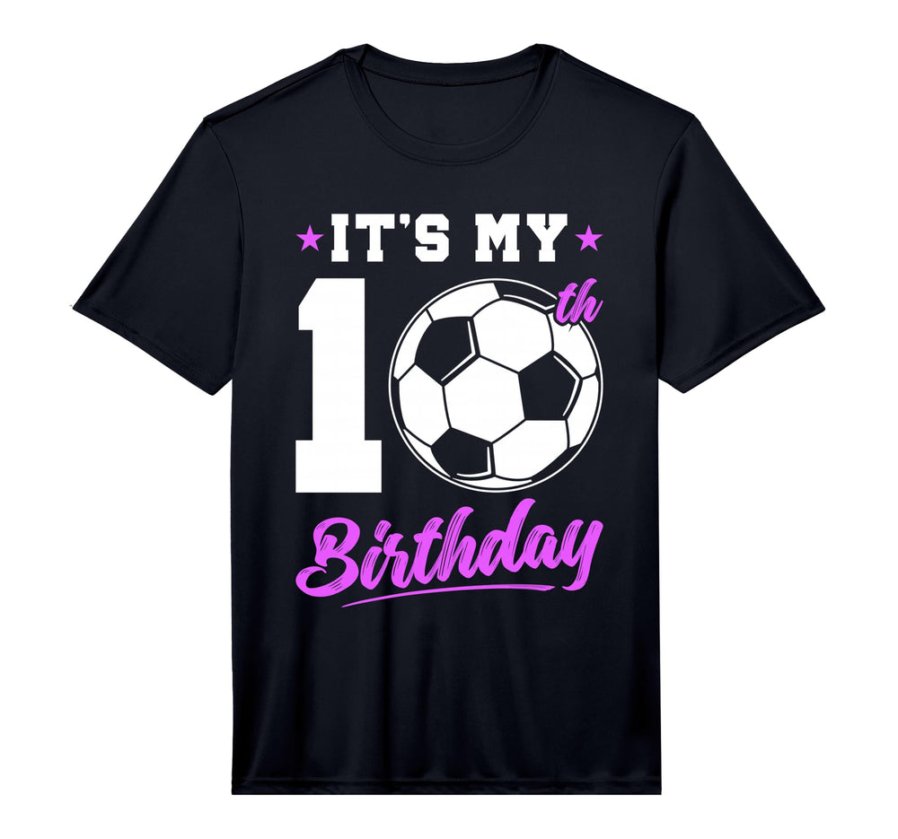10 Years Old 10Th Birthday Gift Soccer T-Shirt - Trendy Graphic Men Women