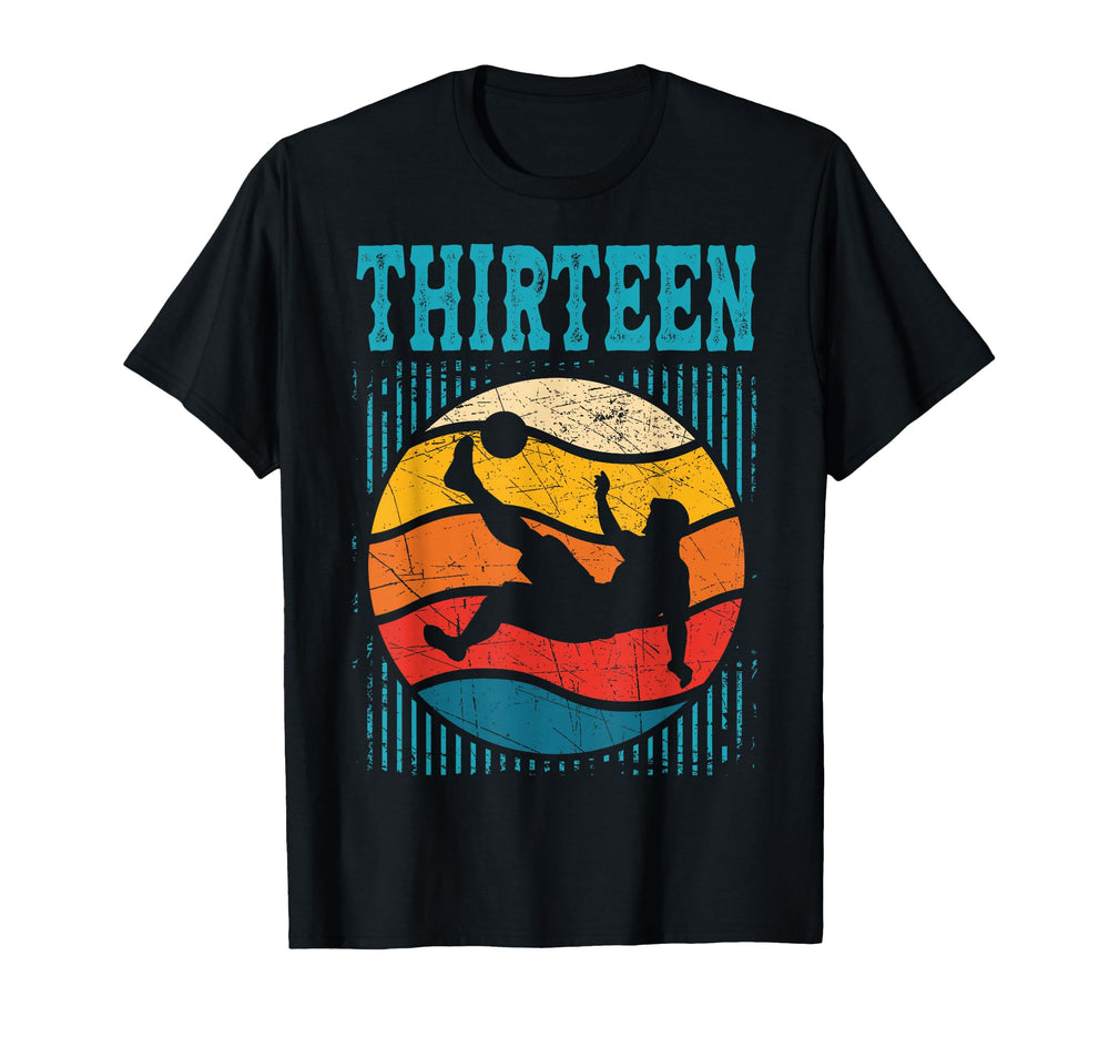 13Th Birthday Soccer 13 Years Old T-Shirt - Graphic Print for Adults