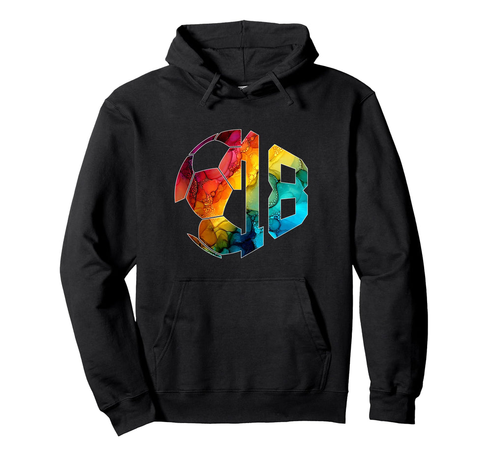 Number 18 Years Soccer 18Th Birthday Hoodie - Fun Novelty Design for Adults