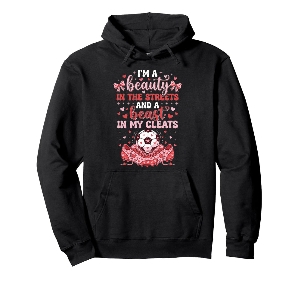 Beauty Streets Beast My Cleats Usa Flag Hoodie - Aesthetic Graphic Unisex