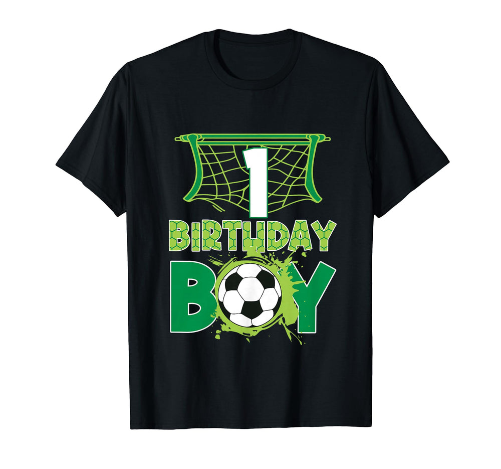Soccer 1 Birthday 1St Birthday T-Shirt - Casual Everyday Wear Unisex