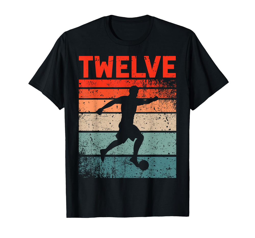 12Th Birthday Soccer 12 Years Old T-Shirt - Trendy Graphic Men Women