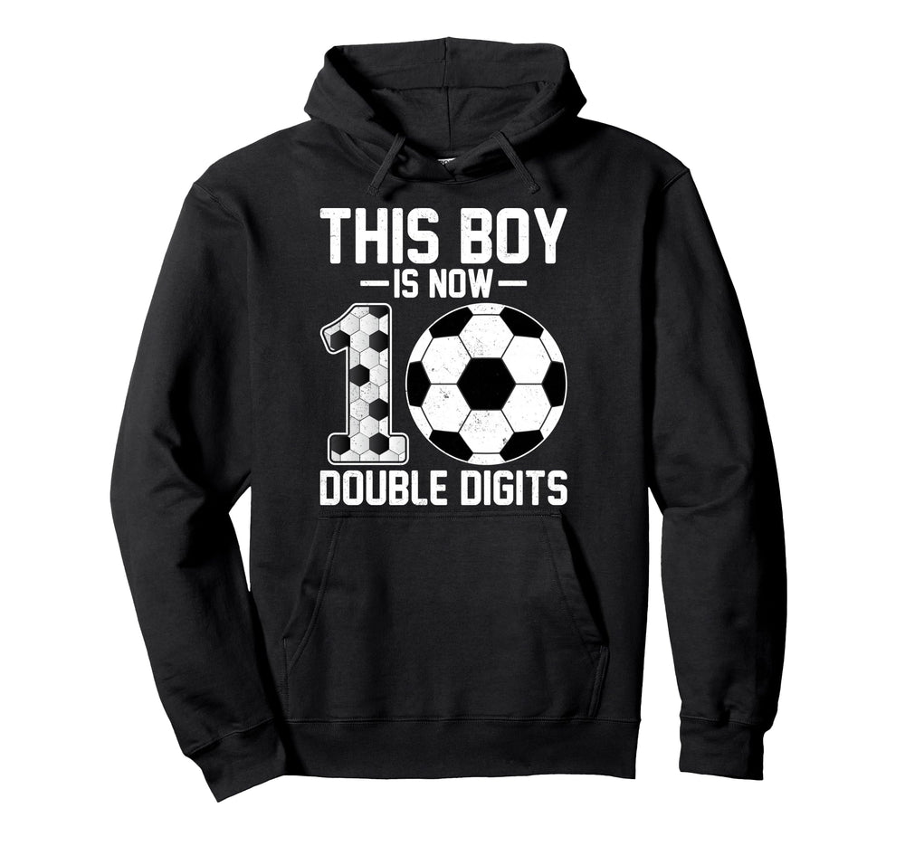 This Is Now 10 Double Digits Soccer Hoodie - Trendy Graphic for Adults