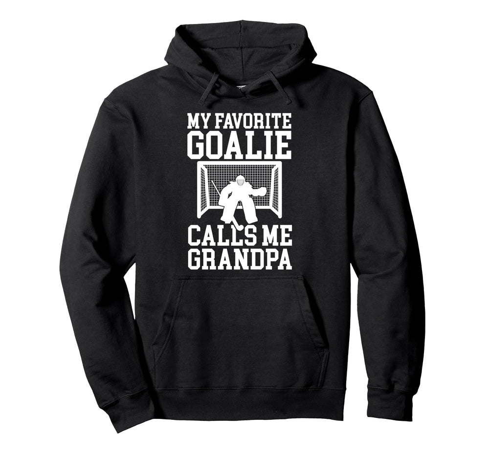 Field Hockey Goalie Grandpa Field Hockey Hoodie - Trendy Graphic Unisex