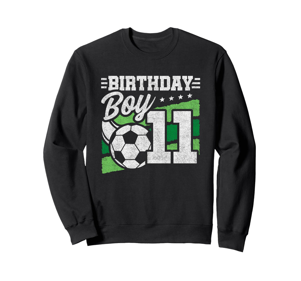 11 Year Old Soccer Birthday 11Th Sweatshirt - Unique Graphic for Adults