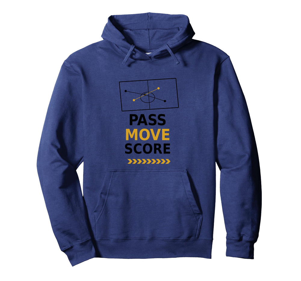 Football Collection Pass Move Score Hoodie - Aesthetic Graphic Men Women