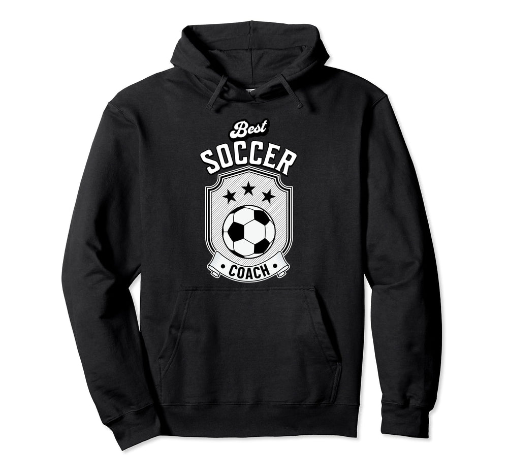 Fun Gift Best Soccer Coach Hoodie - Unique Graphic Men Women