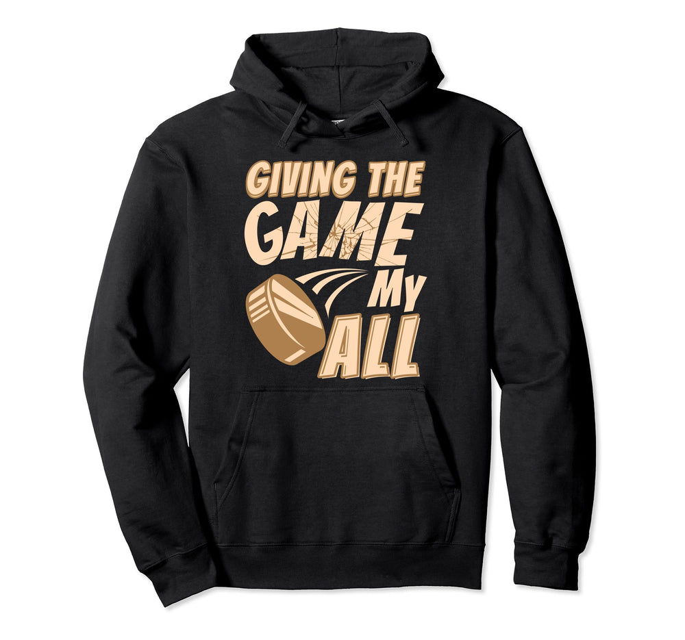 Ice Hockey Coach Enthusiast Goal Hoodie - Casual Everyday Wear Men Women