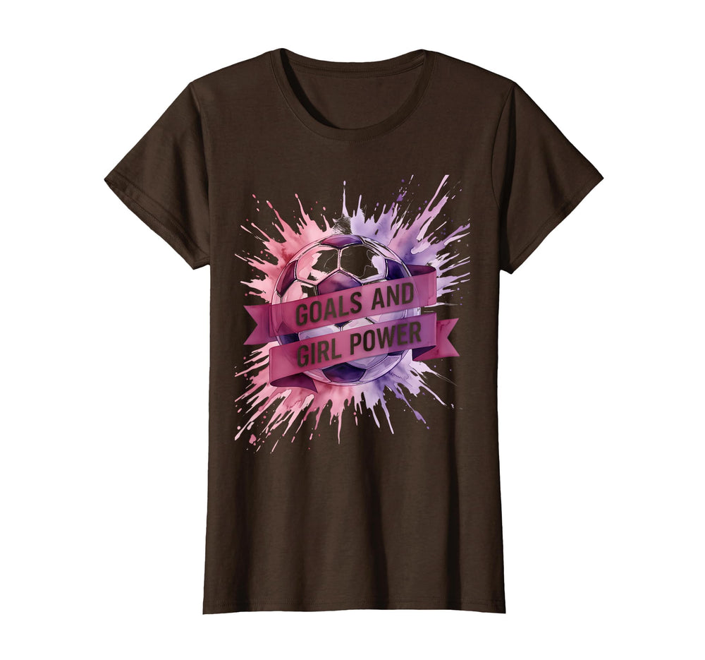 Goals And Power Soccer T-Shirt - Aesthetic Graphic Men Women