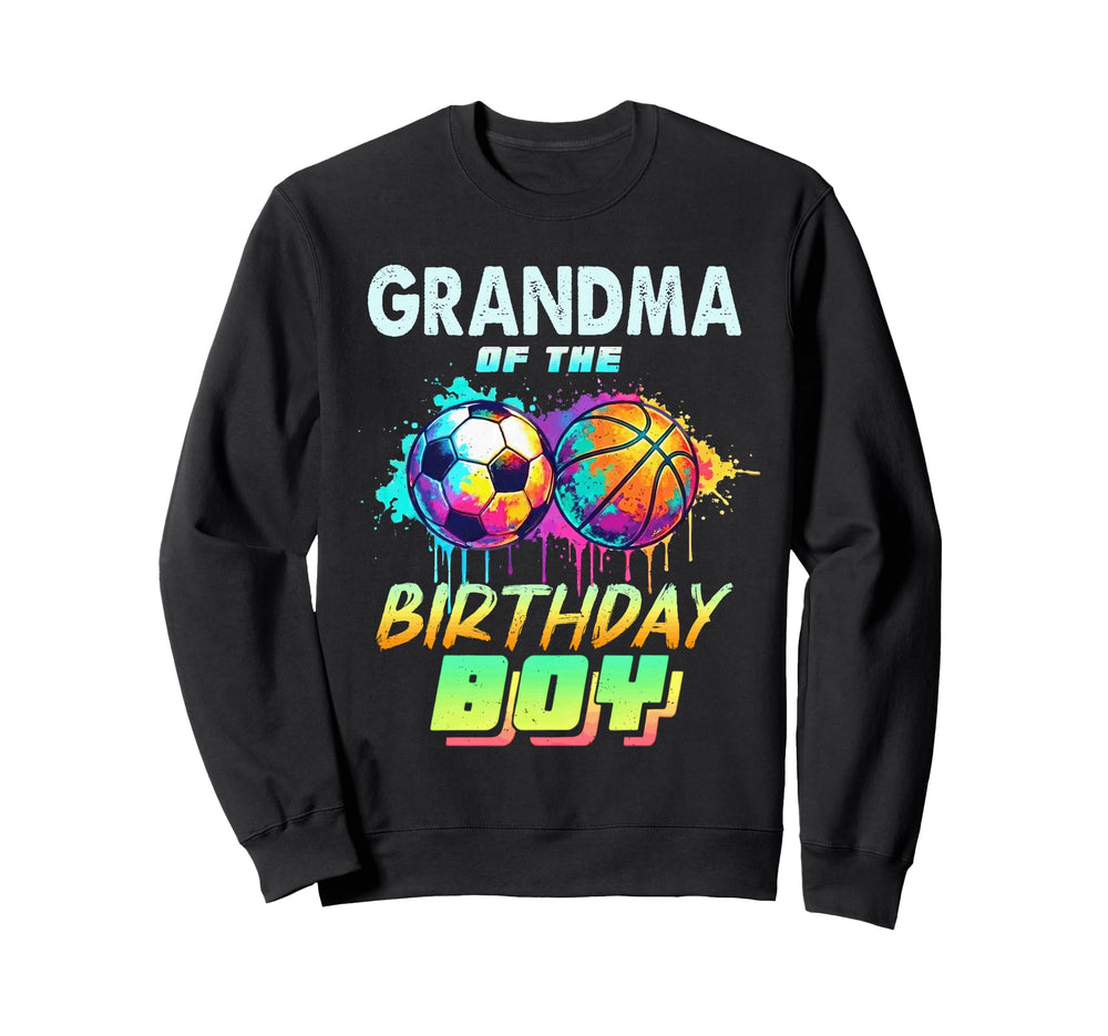 Grandma Birthday Basketball Sweatshirt - Fun Novelty Design Men Women
