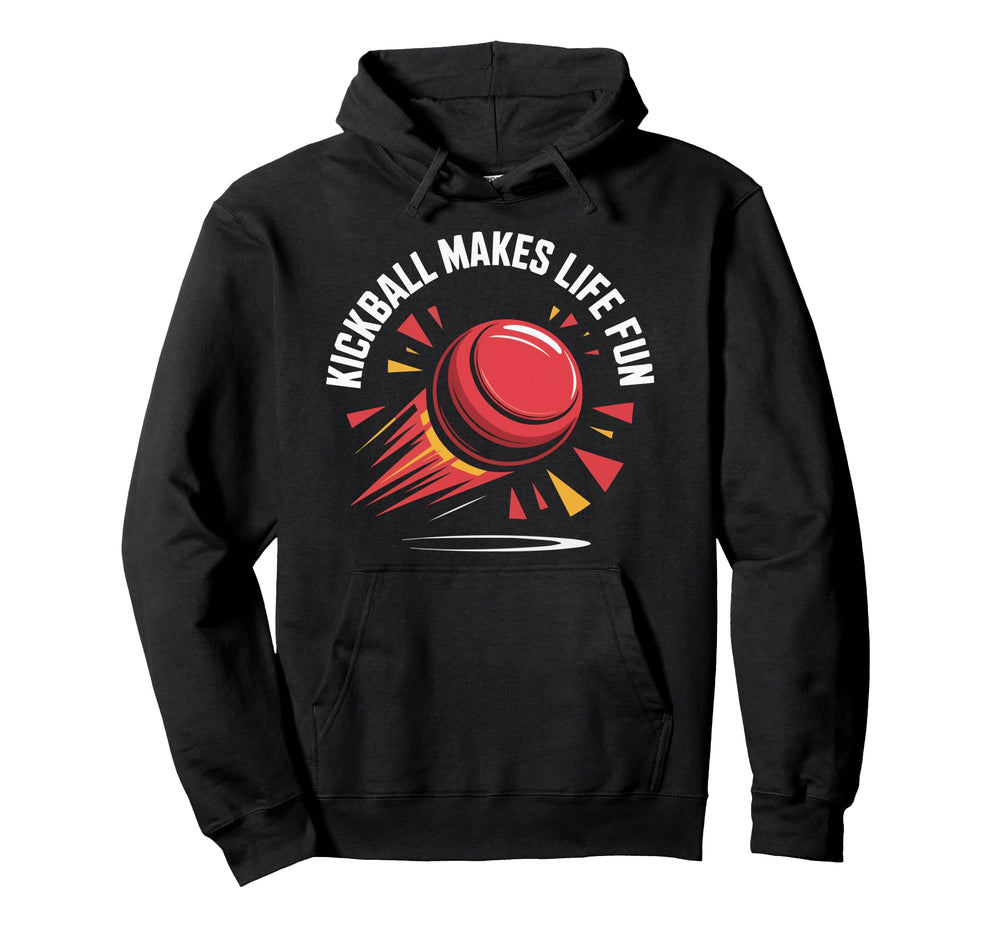 Love Kickball Player Soccer Baseball Hoodie - Trendy Graphic Men Women