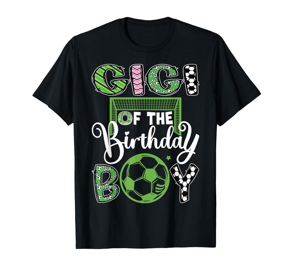 Gigi Birthday Soccer Player Birthday T-Shirt - Minimalist Print Unisex