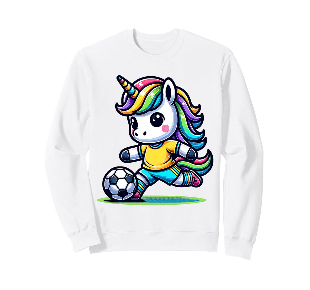 Footballer Unicorn Fans Soccer Sweatshirt - Casual Everyday Wear Men Women
