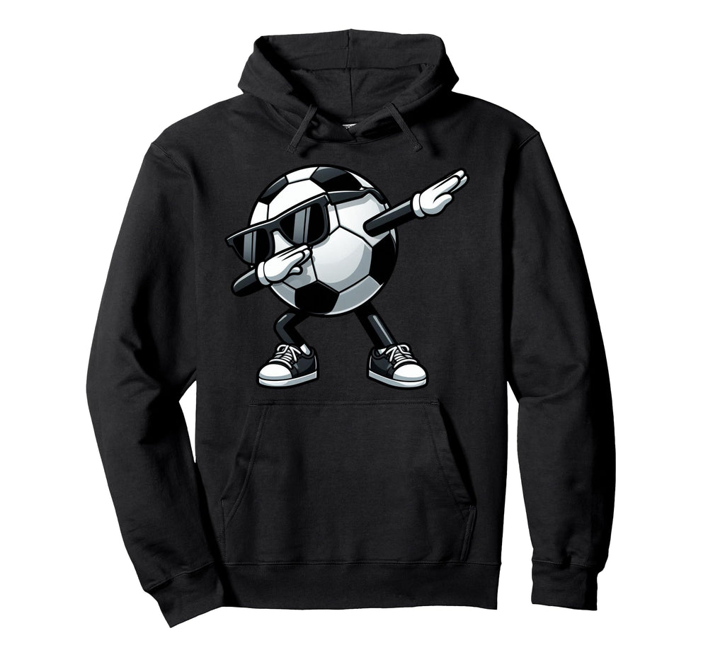 Dabbing Soccer Ball Soccer Sports Hoodie - Fun Novelty Design Men Women