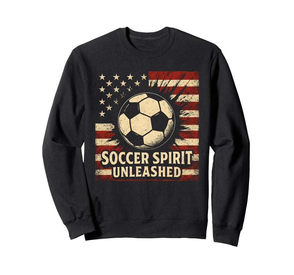 Soccer Spirit Unleashed Football Sweatshirt - Fun Novelty Design Men Women