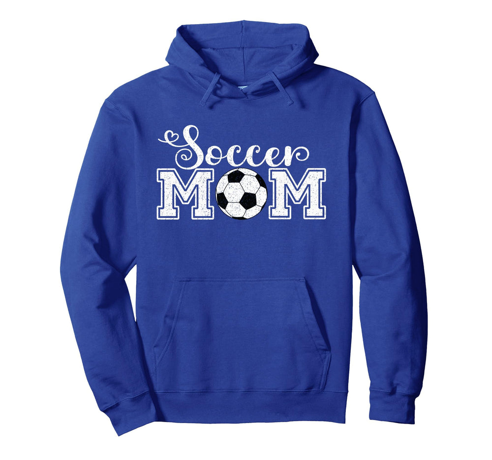 Soccer Mom Soccer Mama Checkered Mothers Hoodie - Graphic Print for Adults