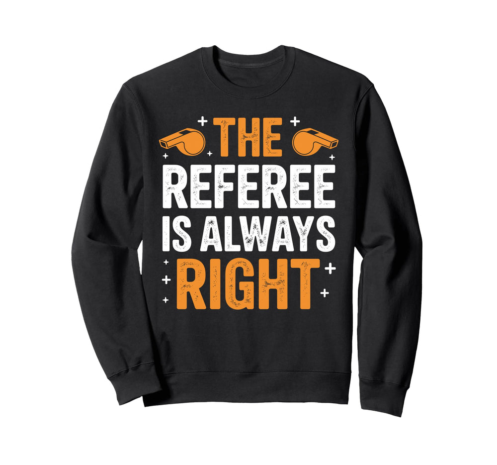 Best Referee Soccer Ref Umpire Sweatshirt - Minimalist Print Men Women