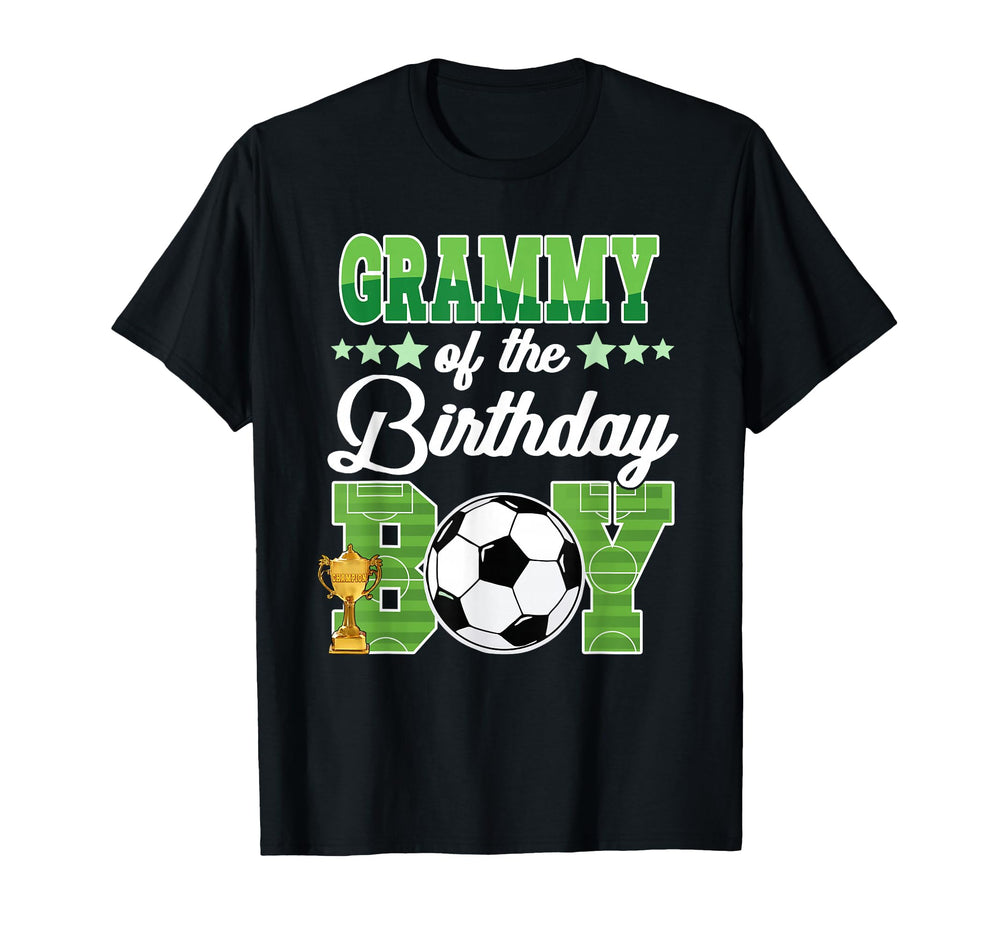 Soccer Grammy Birthday Party Soccer T-Shirt - Custom Art Print Men Women