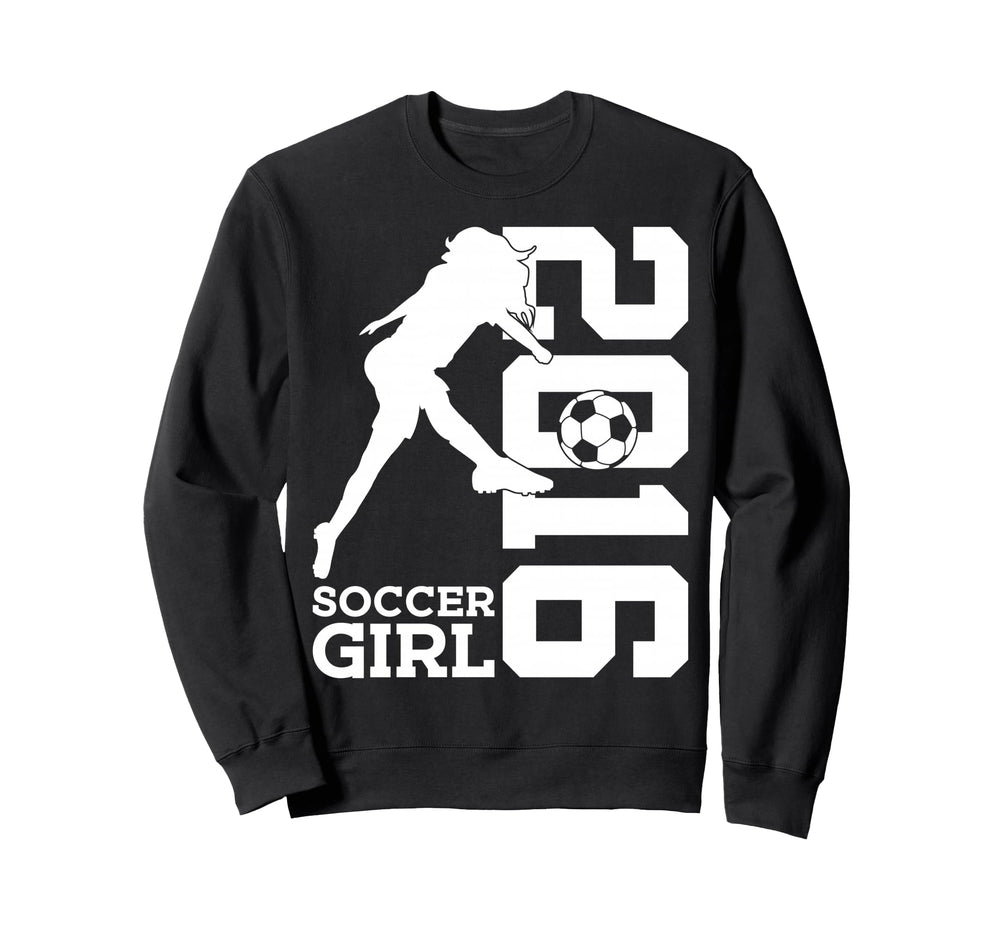 10Th Birthday Soccer 2016 Sweatshirt - Minimalist Print for Adults