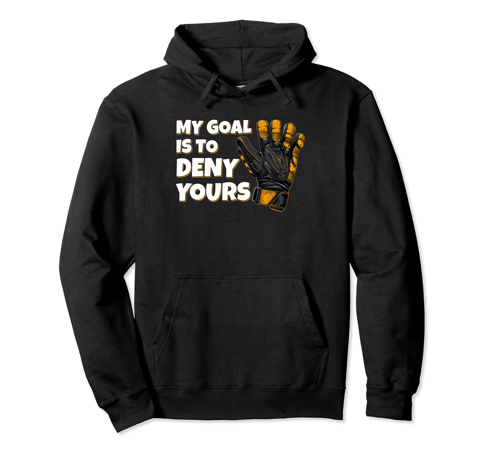 Goalkeeper Soccer Goalie Hoodie - Minimalist Print for Adults
