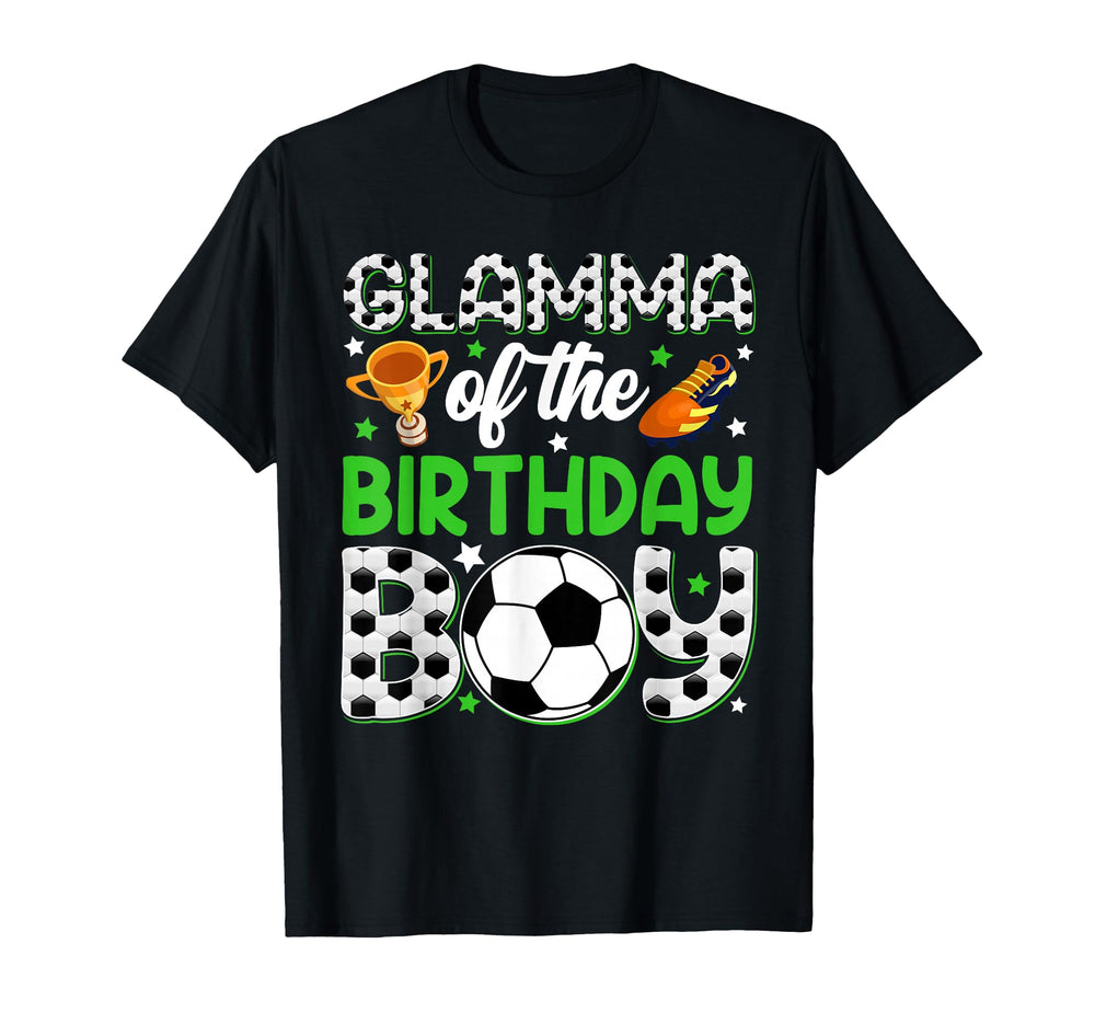 Glamma Birthday Soccer Party Family T-Shirt - Novelty Apparel Men Women