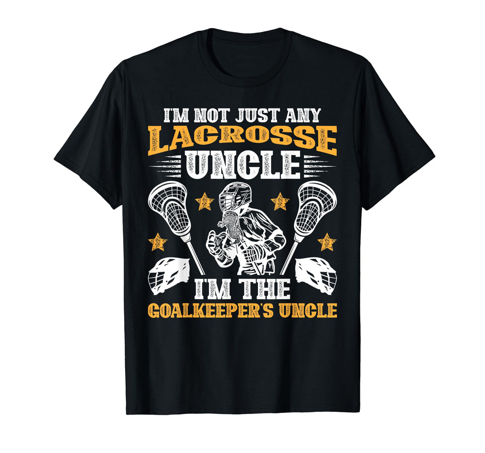 Im Lacrosse Goalkeeper Uncle Lacrosse T-Shirt - Minimalist Print Men Women