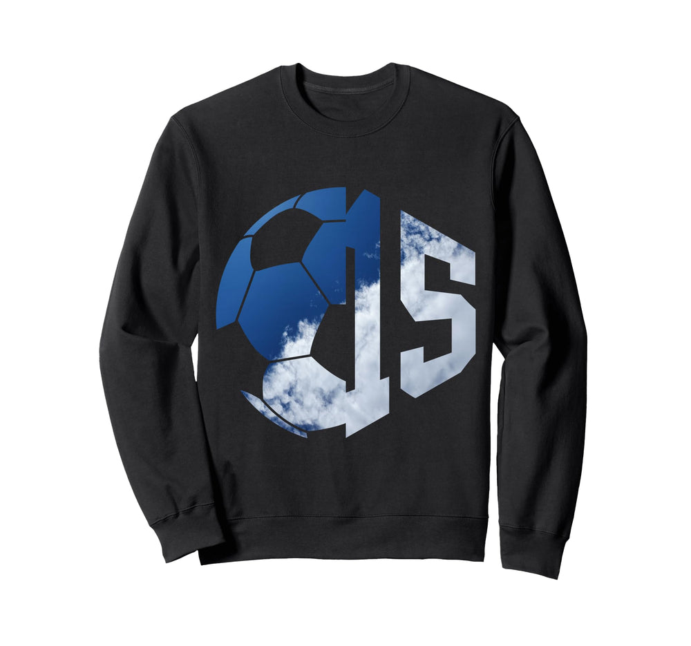 Number 15 Years Soccer 15Th Birthday Sweatshirt - Novelty Apparel Men Women