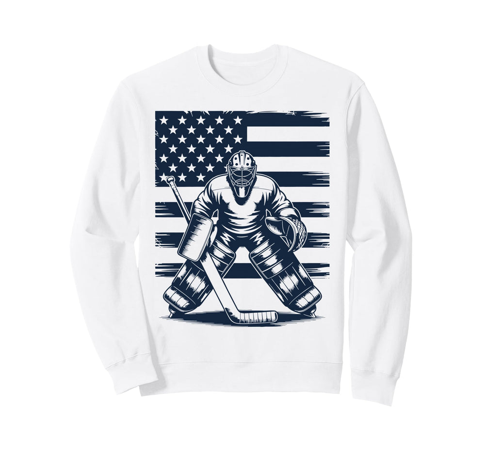 Ice Hockey Goalkeeper Goalie Sweatshirt - Novelty Apparel Men Women