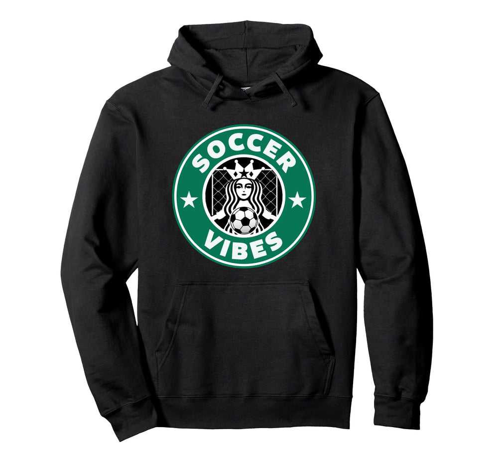 Soccer Vibes Teens Practice Or Game Hoodie - Fun Novelty Design Men Women
