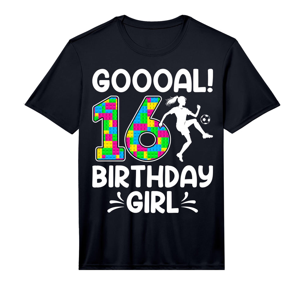 Soccer Lover Goooal Im 16 Birthday T-Shirt - Unique Graphic Men Women