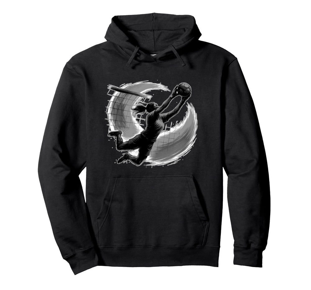 Fearless Female Goalkeeper Soccer Hoodie - Novelty Apparel for Adults