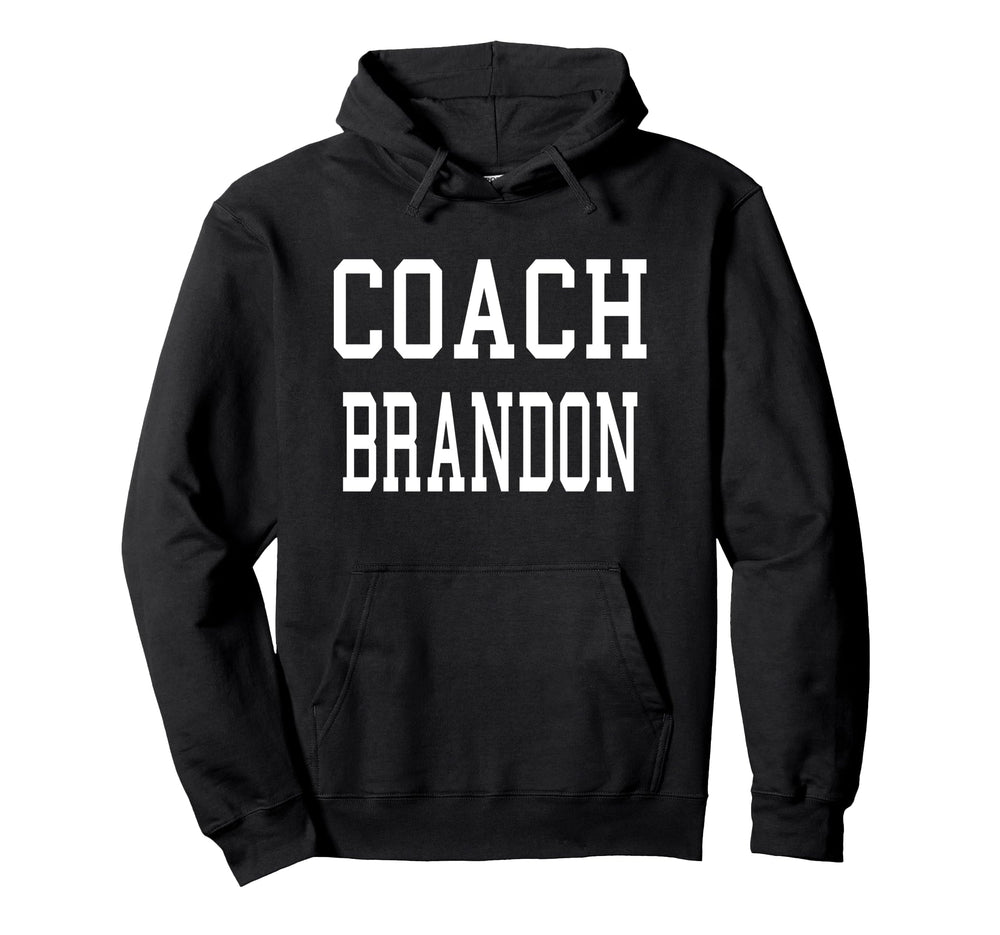 Coach Brandon Custom Football Soccer Hoodie - Aesthetic Graphic Men Women